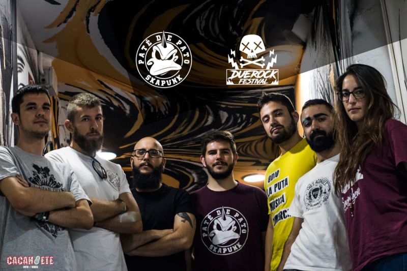 Paté de Pato primer grupazo confirmado para el DueRock III en 2022 Festival de rock en Laguna de Duero (Valladolid)