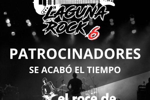 Fin de la fecha para hacerte patrocinador del Laguna Rock 6